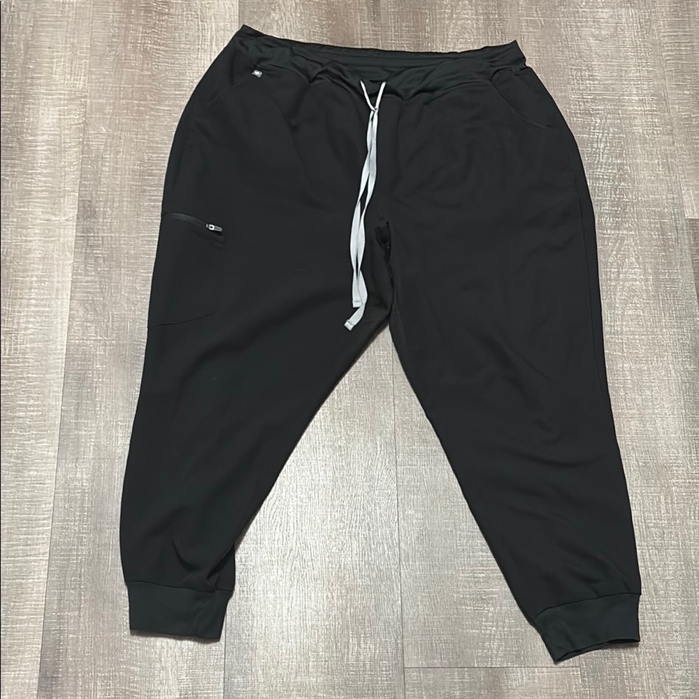 Women’s Black Zamora High Waisted Jogger Pants Scrubs